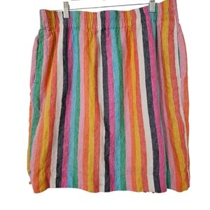 Colorful Striped Women's Skirt